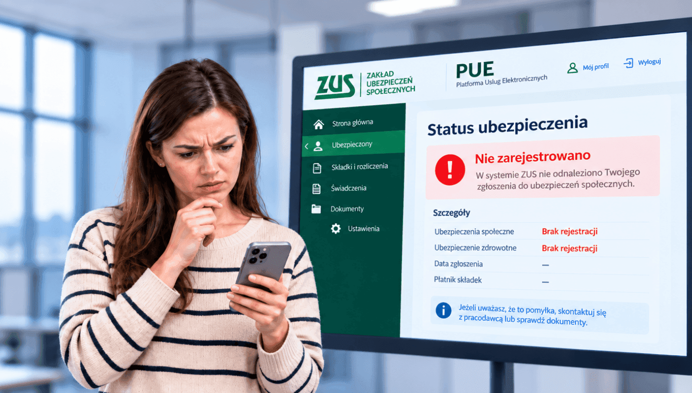 "You'll Be Registered Later": What to Do If the Agency Has Not Registered You with ZUS